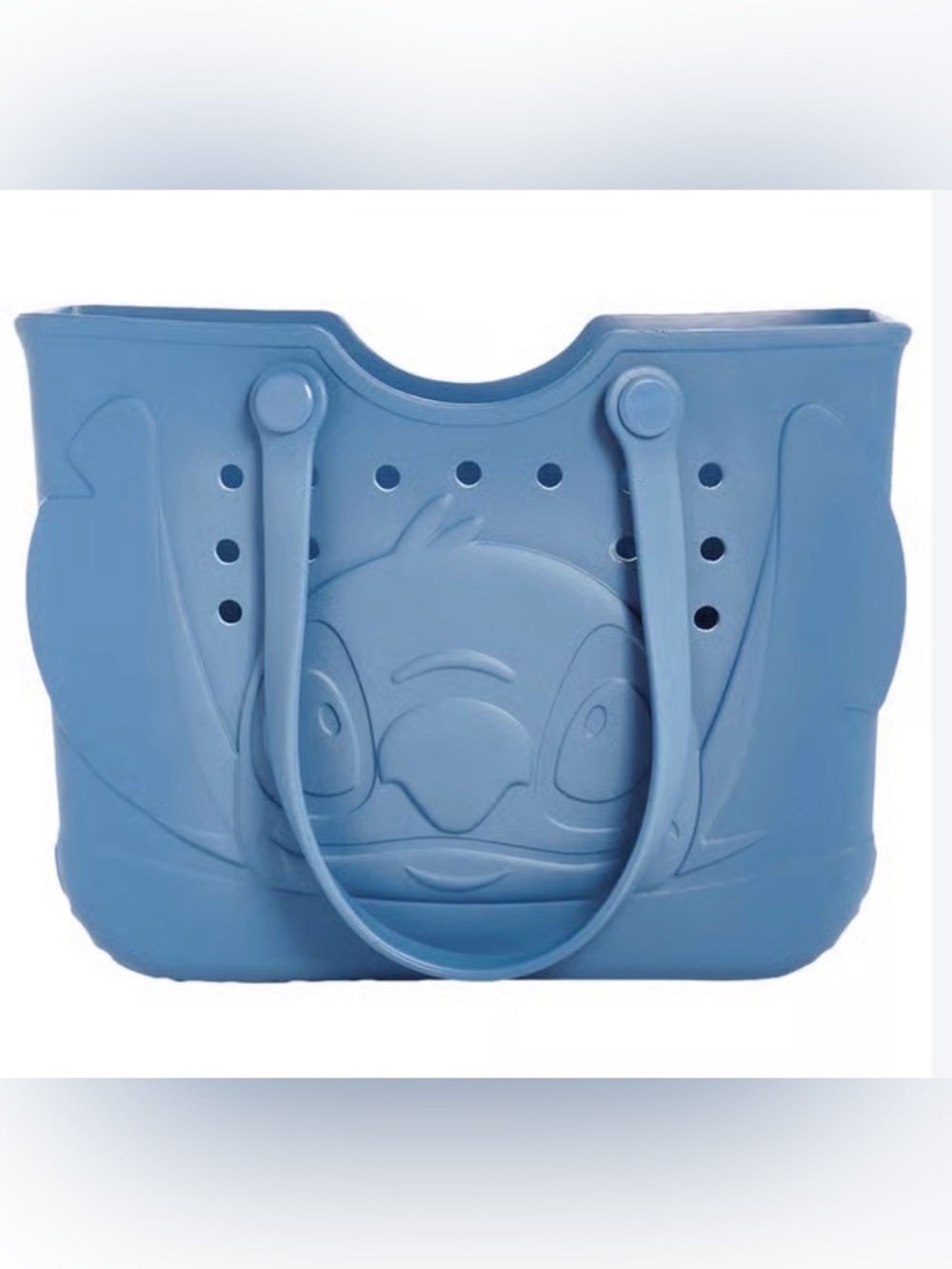 Bioworld Blue Disney STITCH Embossed Tote Bag